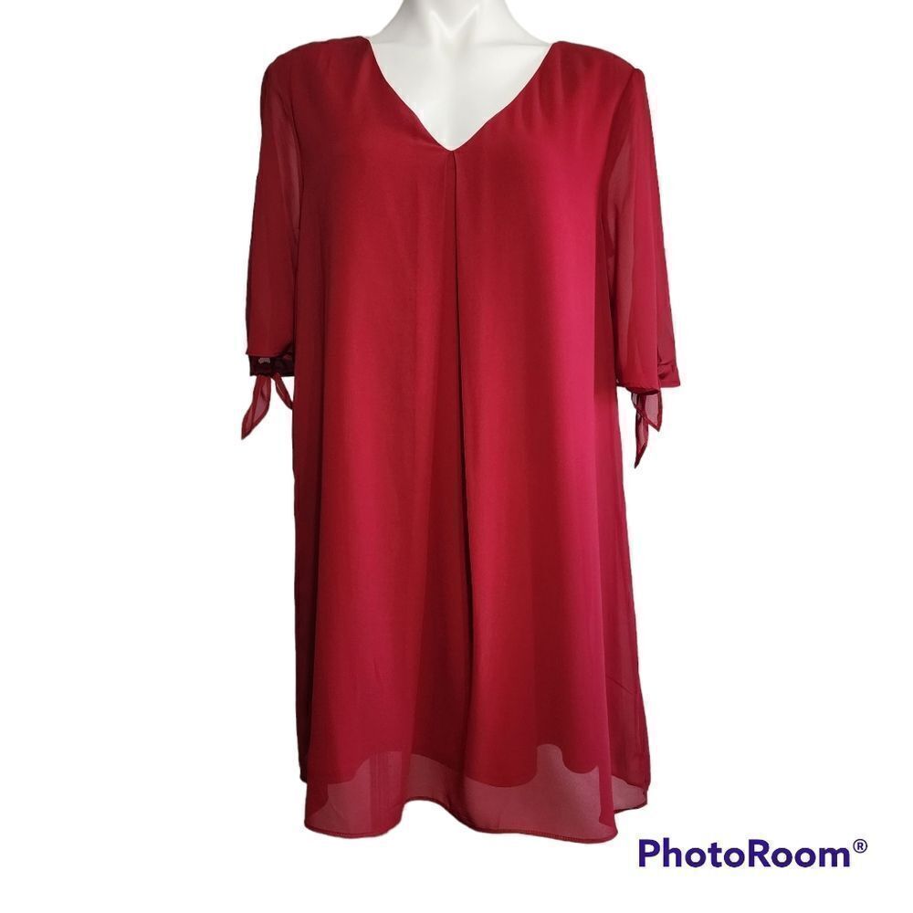 Soprano red slip dress